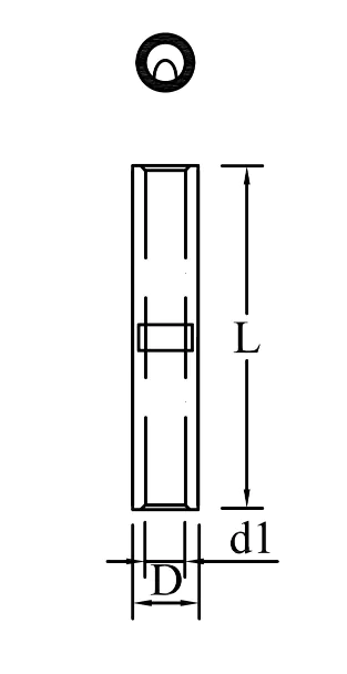 High Conductivity Red Copper Butt Terminal